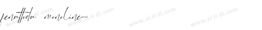 fenattoda monoline字体转换